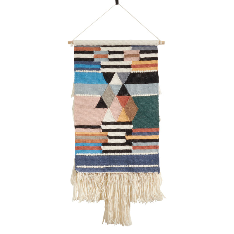 Saro Wool Wall Hanging with Hanging Accessories Included & Reviews